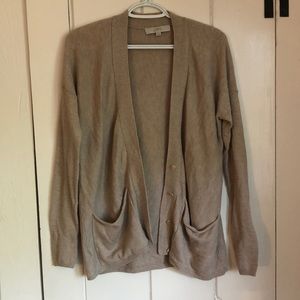 Tan cardigan